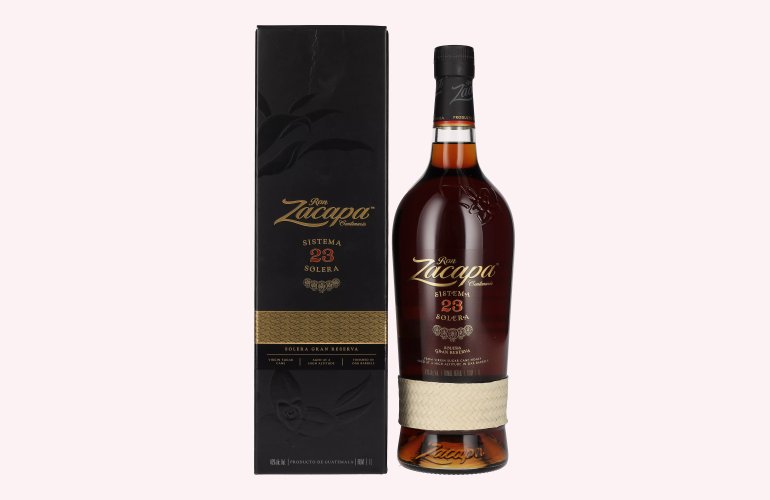 Ron Zacapa Centenario 23 SISTEMA SOLERA Gran Reserva 40% Vol. 1l in Geschenkbox