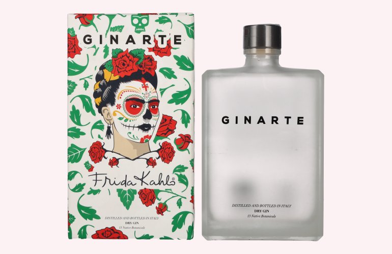 GINARTE Dry Gin Frida Kahlo Design 43,5% Vol. 0,7l in Giftbox