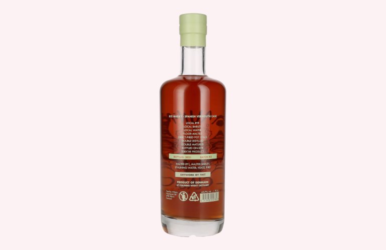 Stauning RYE El Clásico Danish Whisky Vermouth Casks 45,7% Vol. 0,7l