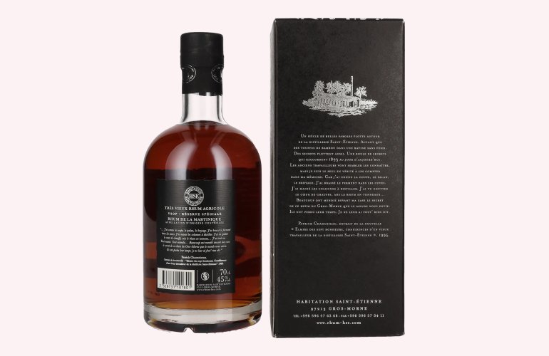 HSE Très Vieux Rhum Agricole VSOP 45% Vol. 0,7l in Geschenkbox