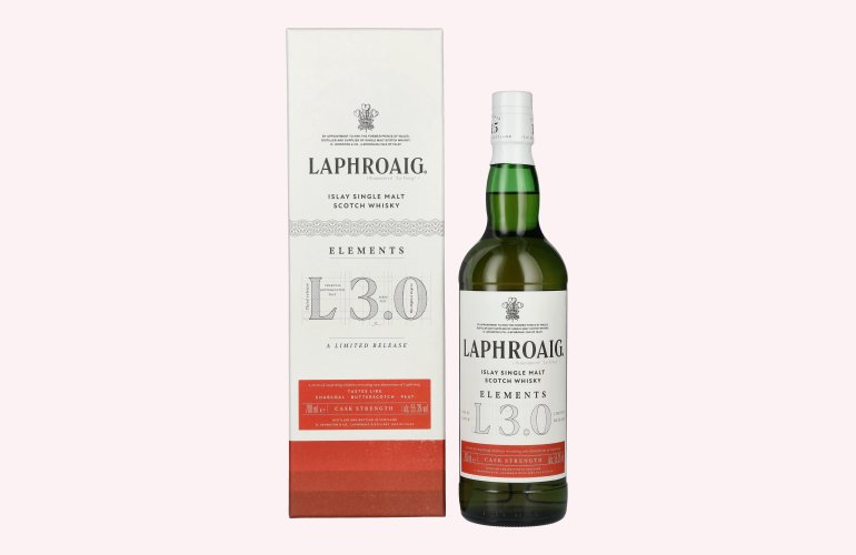 Laphroaig Elements L3.0 Islay Single Malt Cask Strength 55,3% Vol. 0,7l in geschenkverpakking