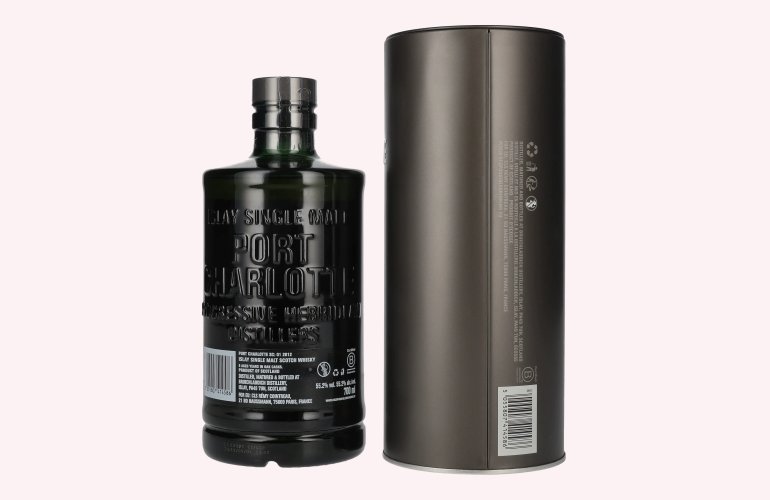 Port Charlotte SC:01 Heavily Peated Islay Single Malt 2012 55,2% Vol. 0,7l in Tinbox