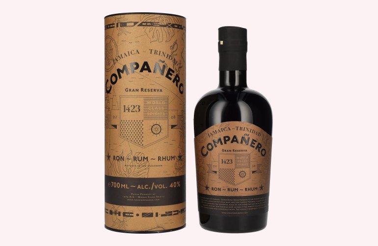 Compañero JAMAICA - TRINIDAD Gran Reserva Rum 40% Vol. 0,7l in Giftbox