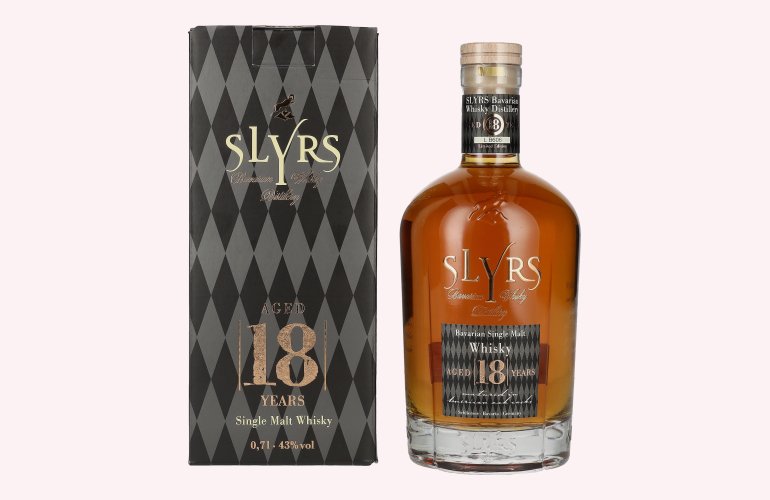 Slyrs 18 Years Old Bavarian Single Malt Whisky Limited Edition 43% Vol. 0,7l in Geschenkbox