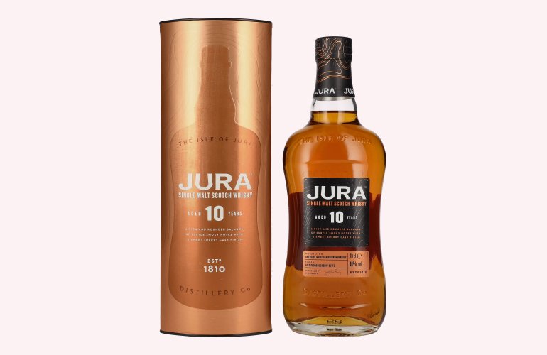 Jura 10 Years Old Single Malt Scotch Whisky 40% Vol. 0,7l in Geschenkbox