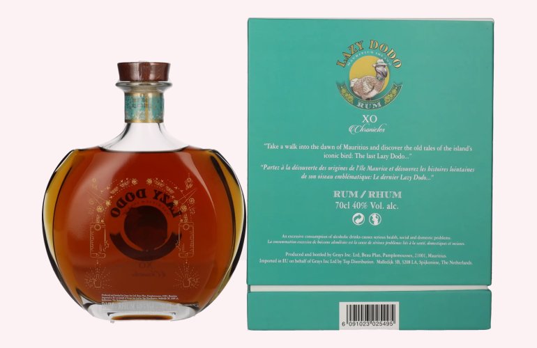 Lazy Dodo XO CHRONICLES RUM 40% Vol. 0,7l in geschenkverpakking