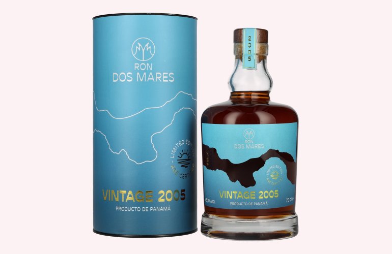 Ron Dos Mares Limited Edition Vintage 2005 45,3% Vol. 0,7l in Giftbox