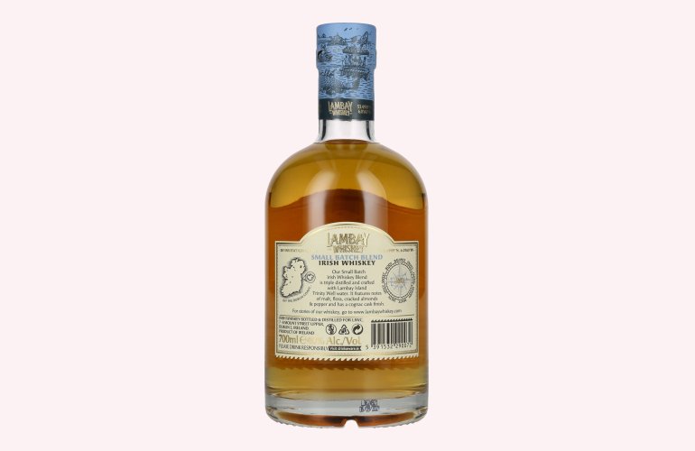Lambay Whiskey Small Batch Blend Irish Whiskey Cognac Cask Finish 40% Vol. 0,7l