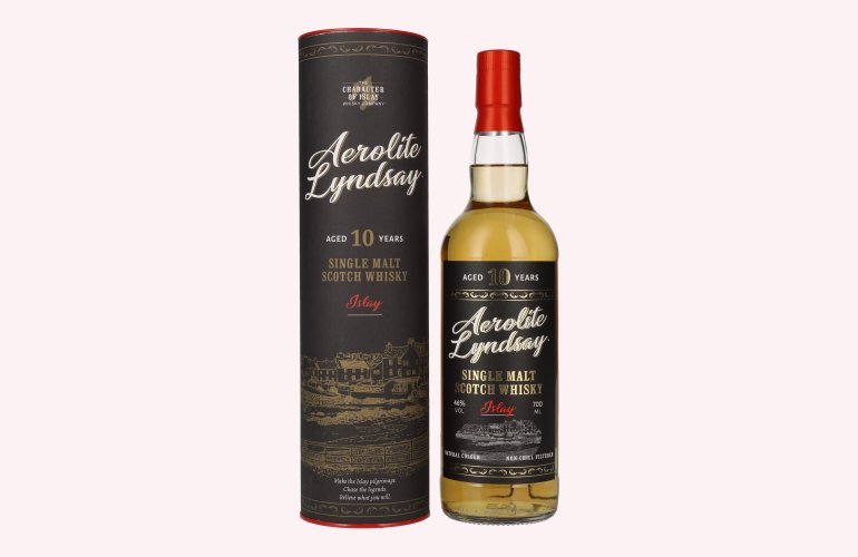 Aerolite Lyndsay 10 Years Old Islay Single Malt Scotch Whisky 46% Vol. 0,7l in Giftbox