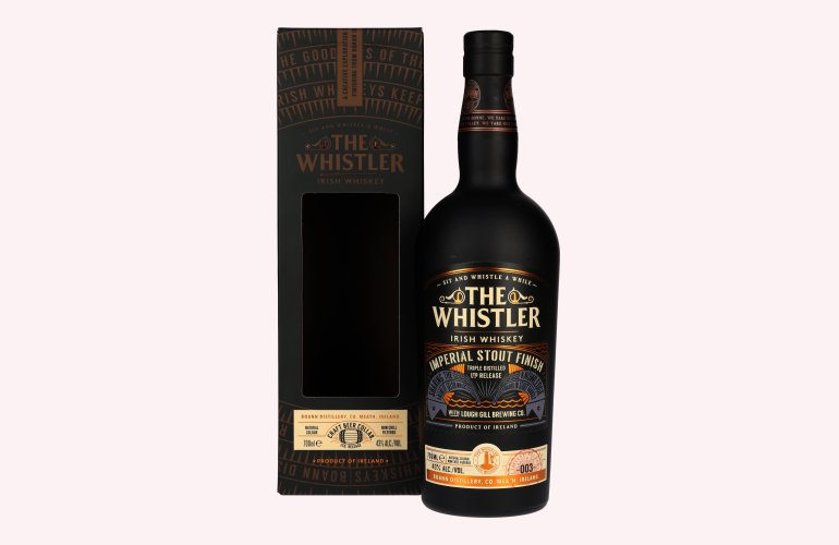 The Whistler Irish Whiskey IMPERIAL STOUT FINISH 43% Vol. 0,7l in Giftbox
