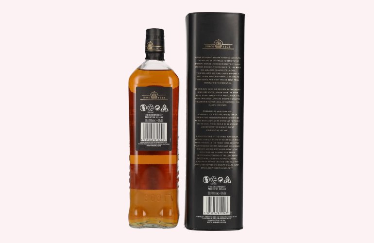 Bushmills BLACK BUSH 80/20 PX Sherry Cask Reserve Irish Whiskey 40% Vol. 1l in geschenkverpakking