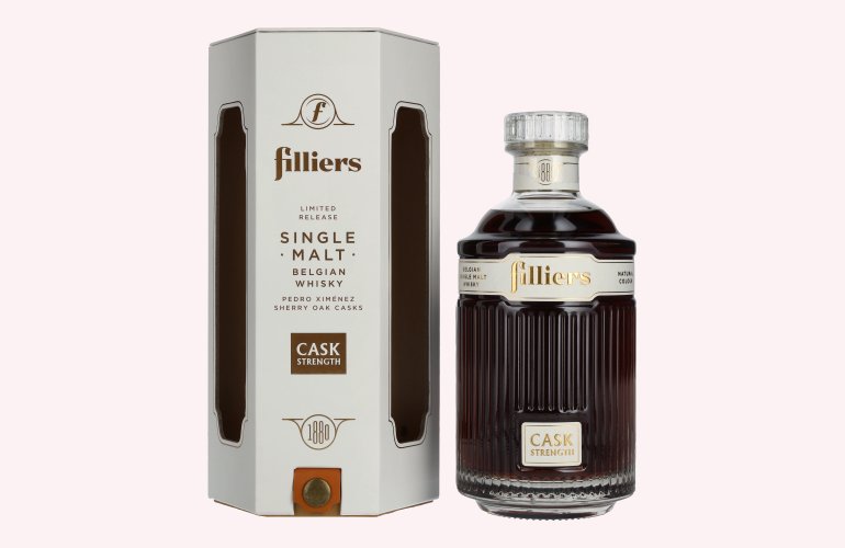 Filliers Sherry Cask Belgian Single Malt Whisky Cask Strength Limited Release 58,5% Vol. 0,7l in geschenkverpakking