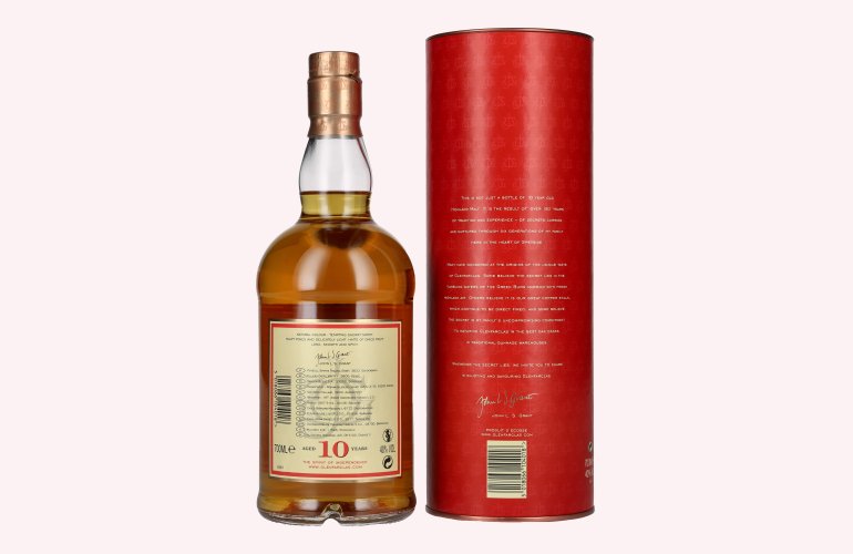 Glenfarclas 10 Years Old Highland Single Malt Scotch Whisky 40% Vol. 0,7l in Geschenkbox