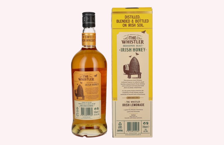 The Whistler IRISH HONEY Irish Whiskey & Honey Liqueur 33% Vol. 0,7l in geschenkverpakking