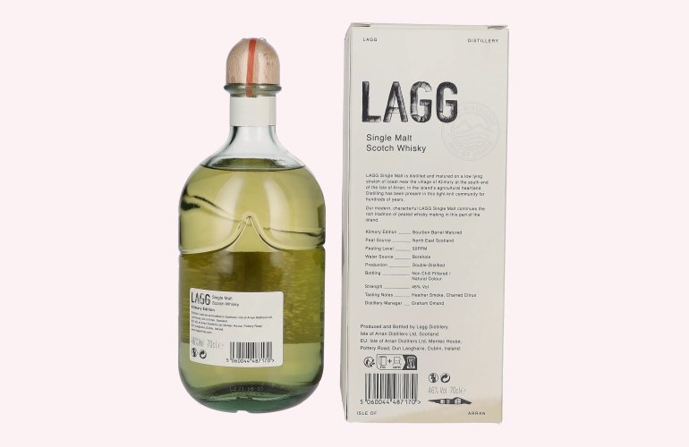 LAGG Single Malt Scotch Whisky Kilmory Edition 46% Vol. 0,7l in geschenkverpakking
