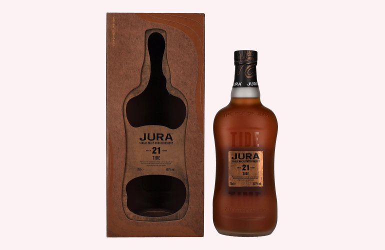 Jura 21 Years Old TIDE & Time Single Malt Scotch Whisky 46,7% Vol. 0,7l in Geschenkbox