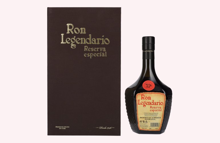 Ron Legendario Very Old Reserva Especial 40% Vol. 0,7l in Giftbox