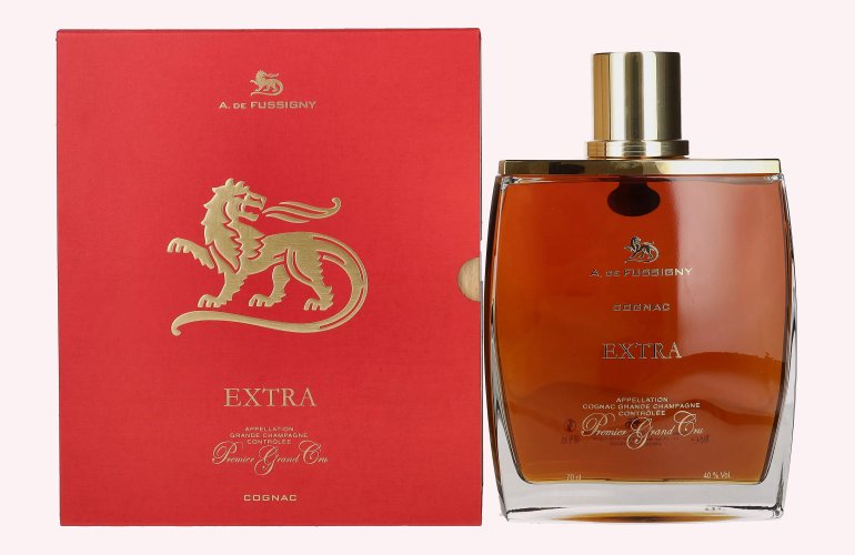 A. de Fussigny EXTRA Premier Grand Cru Cognac 40% Vol. 0,7l in Giftbox