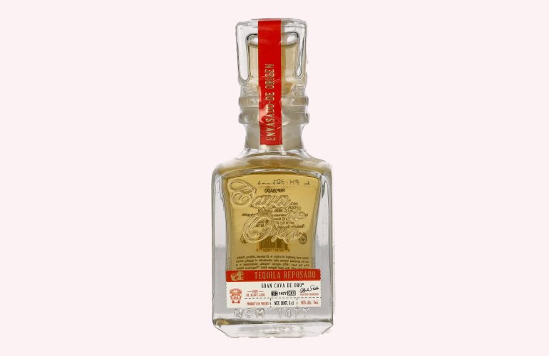Gran Cava de Oro Tequila REPOSADO 100% de Agave Azul 40% Vol. 0,05l