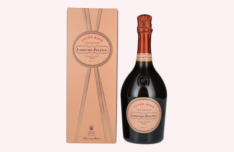 Laurent Perrier Champagne CUVÉE ROSÉ Brut 12% Vol. 0,75l in Geschenkbox