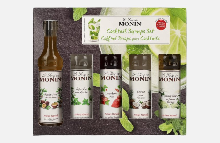 Le Sirop de Monin COCKTAIL SYRUPS SET 5x0,05l