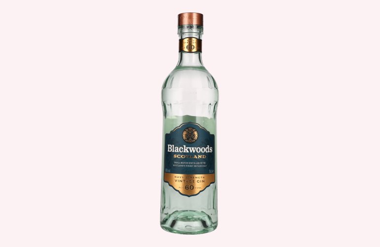 Blackwoods Vintage Dry Gin Limited Edition Navy Strength 2021 60% Vol. 0,7l