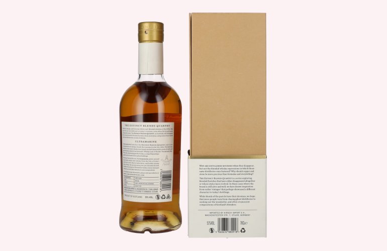 Compass Box ULTRAMARINE Extinct Blends Quartet Blended Scotch Whisky 51% Vol. 0,7l in Geschenkbox