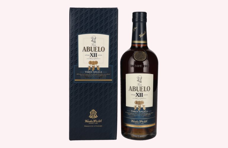 Ron Abuelo Añejo XII Años THREE ANGELS Double Matured 43% Vol. 0,7l in Geschenkbox