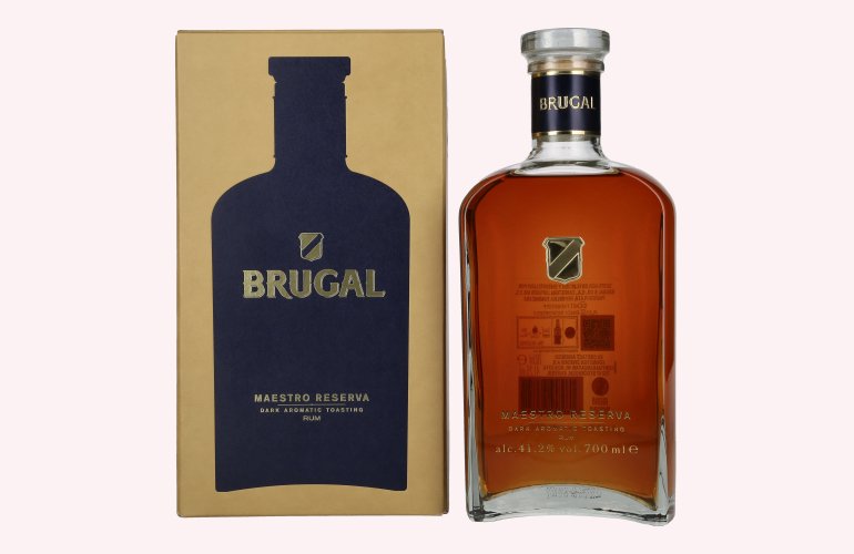 Brugal Maestro Reserva Rum 41,2% Vol. 0,7l en boîte cadeau