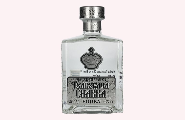 Tsarskaya Charka SILVER Vodka 40% Vol. 0,5l
