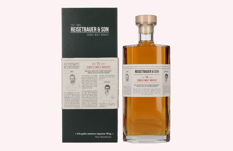Reisetbauer & Son 15 Years Old Single Malt Whisky 48% Vol. 0,7l in Giftbox