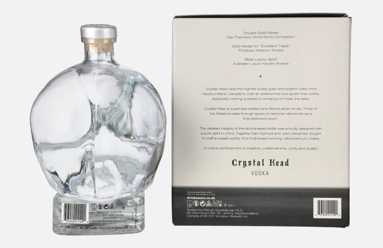Crystal Head Vodka 40% Vol. 3l in Giftbox
