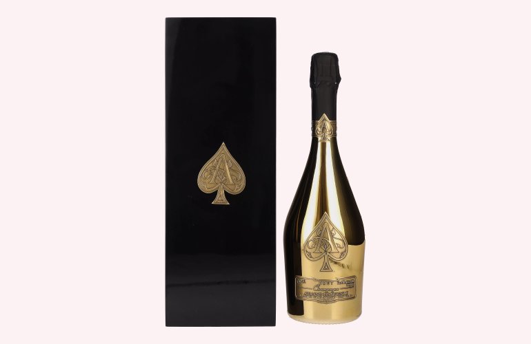 Armand de Brignac Champagne Brut Gold 12,5% Vol. 0,75l in Holzkiste