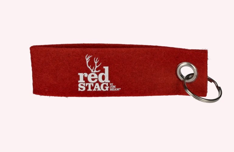 Jim Beam Red Stag Schlüsselanhänger