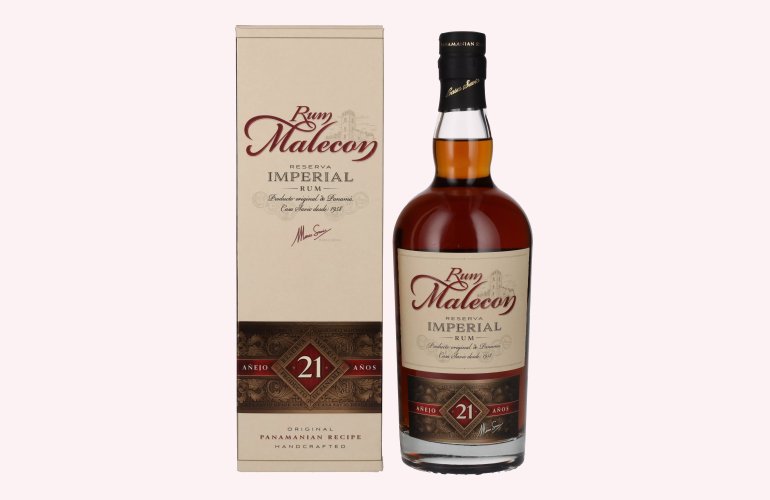 Rum Malecon Añejo 21 Años Reserva Imperial 40% Vol. 0,7l in Geschenkbox