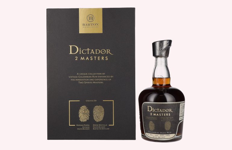 Dictador 2 MASTERS 1979/1982 Barton Colombian Aged Rum 46% Vol. 0,7l in Geschenkbox