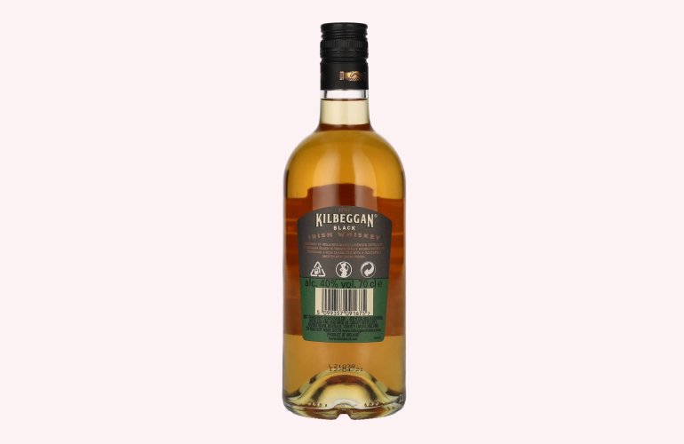 Kilbeggan Black Irish Whiskey 40% Vol. 0,7l