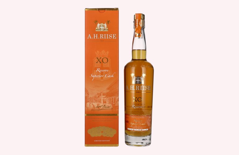 A.H. Riise X.O. Reserve Superior Cask Spirit Drink 40% Vol. 0,7l in Geschenkbox