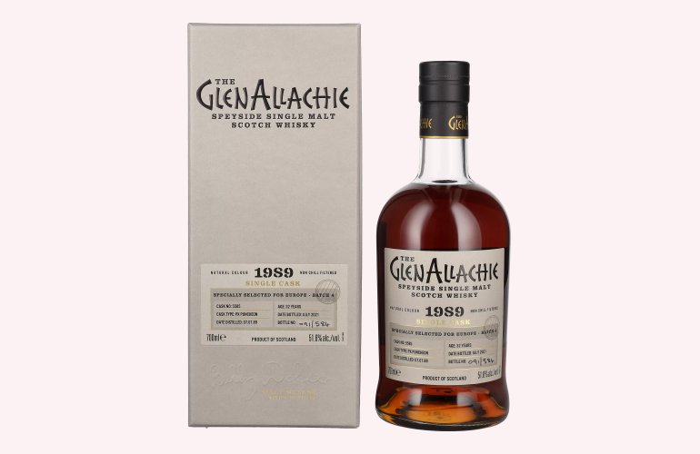 The GlenAllachie SINGLE CASK 32 Years Old PX PUNCHEON 51,6% Vol. 0,7l in Geschenkbox