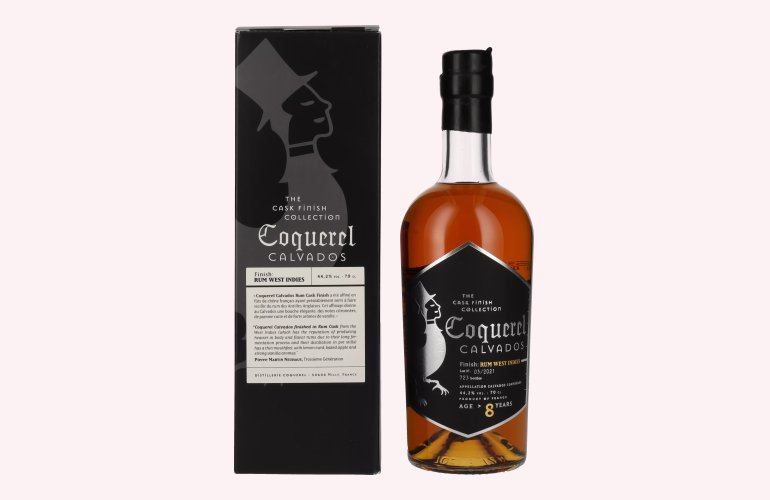 Coquerel Calvados 8 Years Old The Cask Finish Collection 44,2% Vol. 0,7l in Giftbox