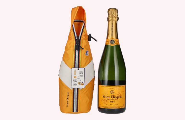 Veuve Clicquot Champagne Brut Yellow Label 12% Vol. 0,75l mit Ice Jacket