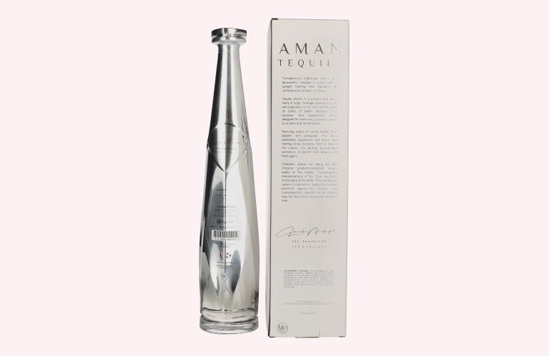 Aman Tequila Añejo Cristalino 100% Puro de Agave 40% Vol. 0,7l in Geschenkbox