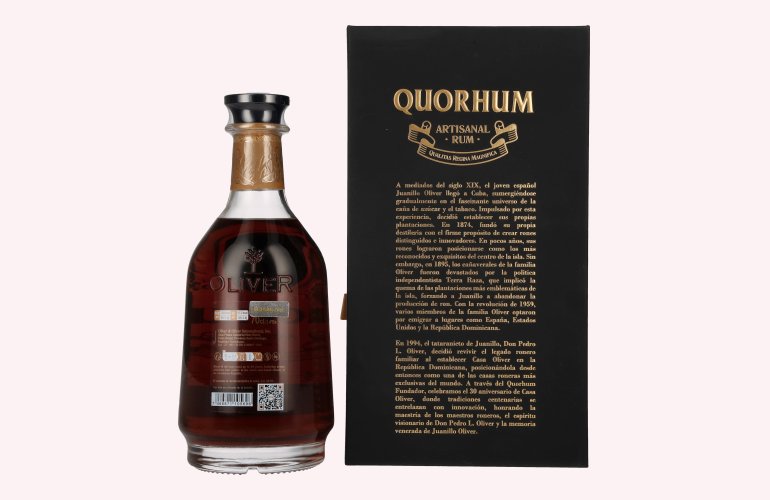 Ron Quorhum 30 Aniversario FUNDADOR Cask Strength Limited Edition 54,3% Vol. 0,7l in Geschenkbox