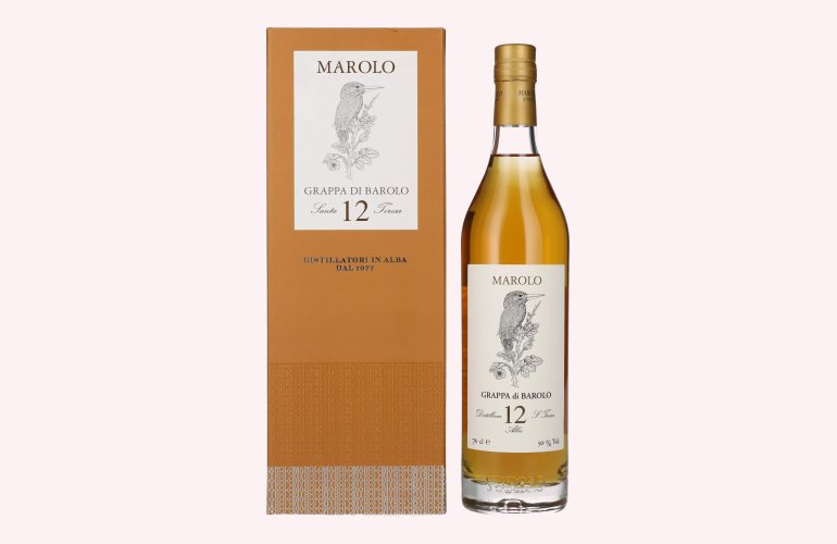 Marolo Grappa di BAROLO 12 Years Old 50% Vol. 0,7l in Geschenkbox