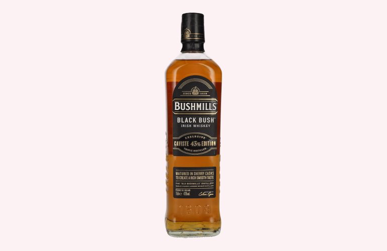 Bushmills BLACK BUSH Irish Whiskey Caviste Edition 43% Vol. 0,7l