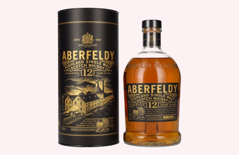Aberfeldy 12 Years Old Highland Single Malt 40% Vol. 1l in Geschenkbox