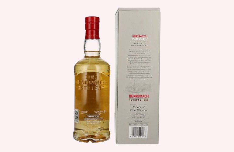 Benromach PEAT SMOKE Speyside Single Malt 2012 46% Vol. 0,7l in Giftbox