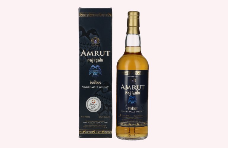 Amrut RAJ IGALA Indian Single Malt Whisky 40% Vol. 0,7l in Giftbox