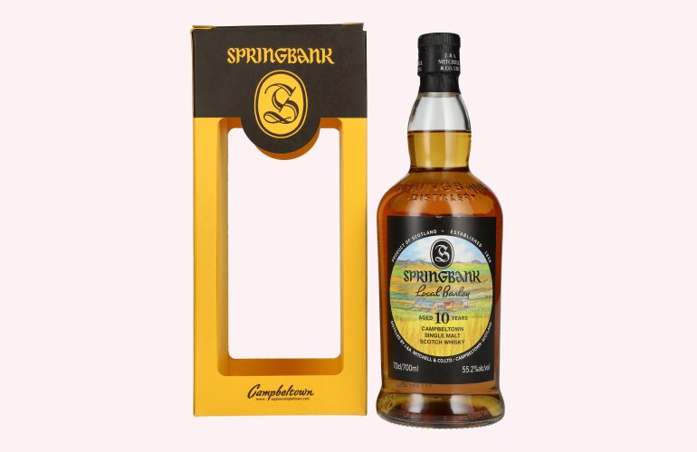 Springbank 10 Years Old Local Barley Campbeltown Single Malt Scotch Whisky 55,2% Vol. 0,7l in Geschenkbox
