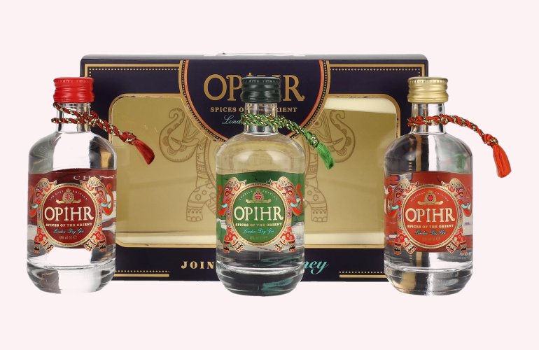Opihr Gin SPICES OF THE ORIENT London Dry Gin Miniset 43% Vol. 3x0,05l